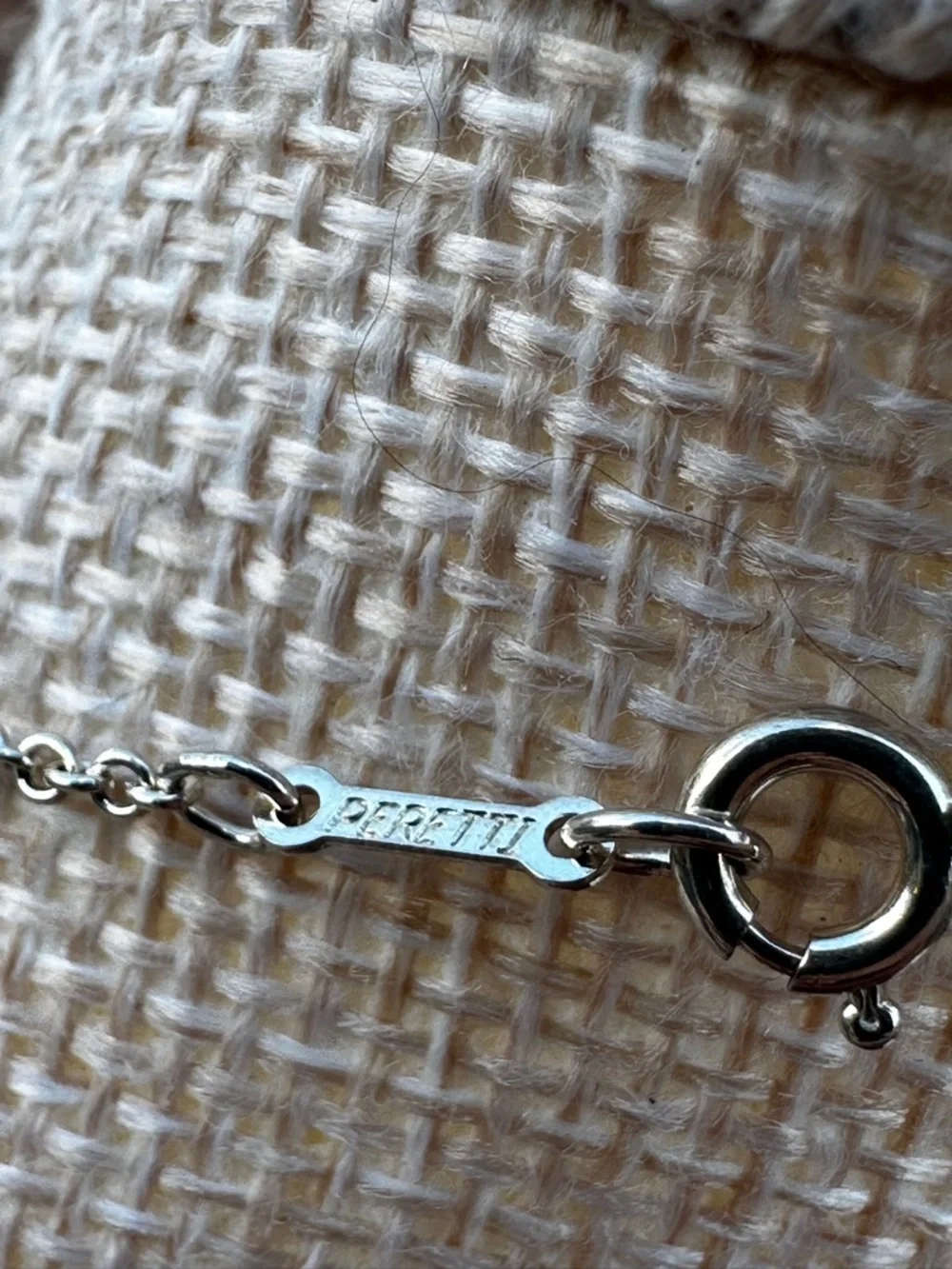 Tiffany & Co. Elsa Peretti Sterling Silver Open Heart Necklace